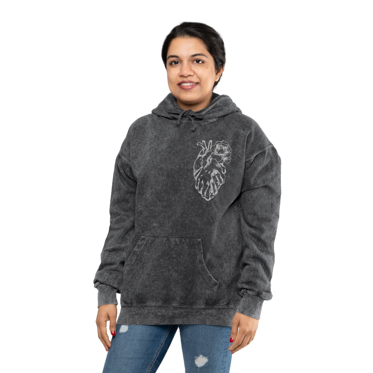 Heart of Life - Mineral Wash Hoodie